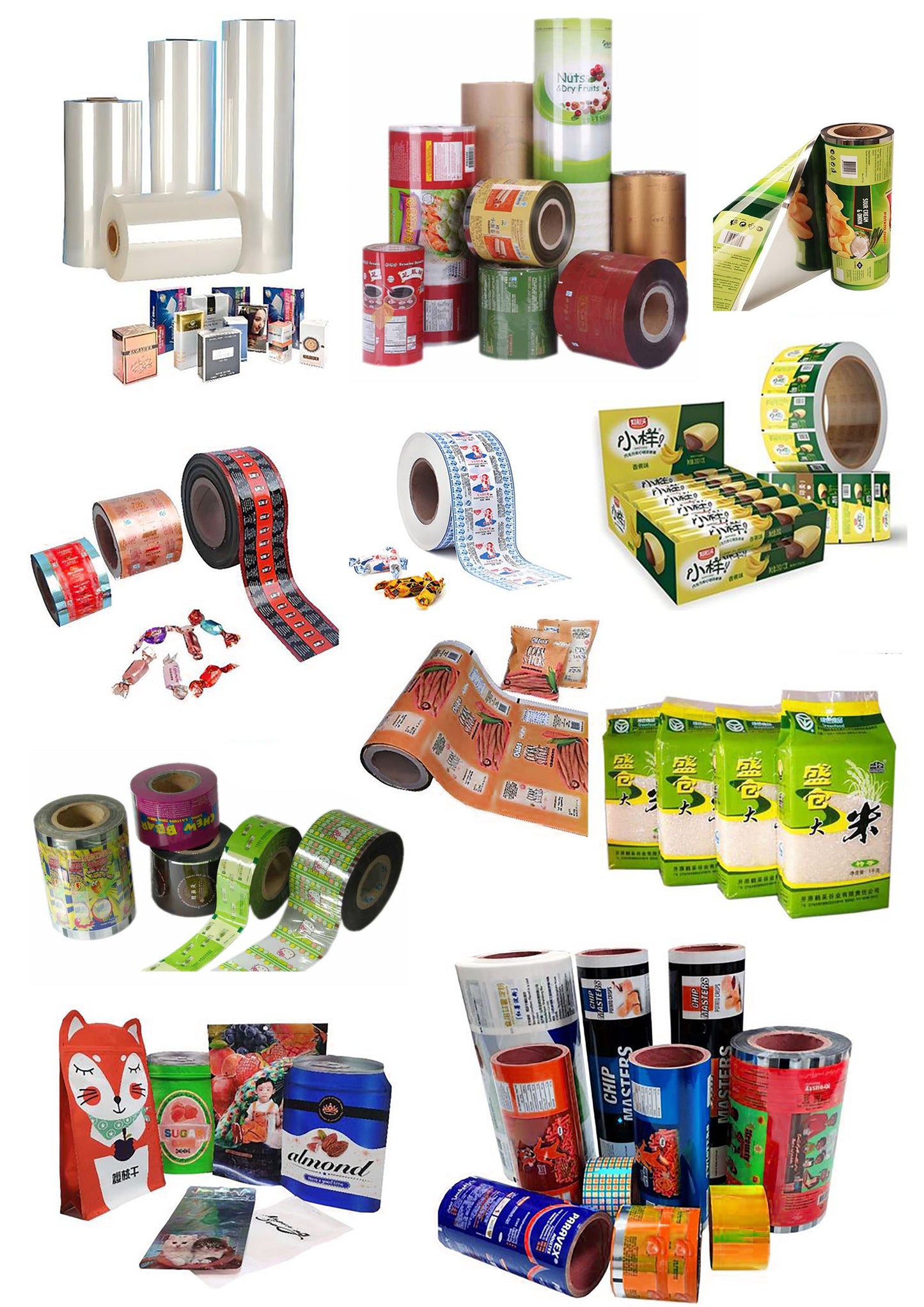 Custom Plastic Film Roll