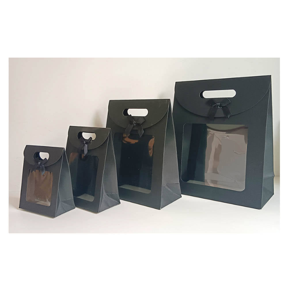 Black & White Handled Gift Bag