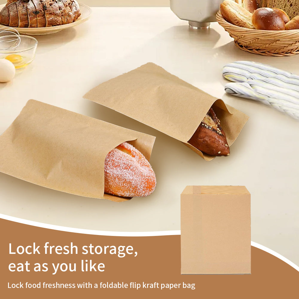 Greaseproof brown paper bags