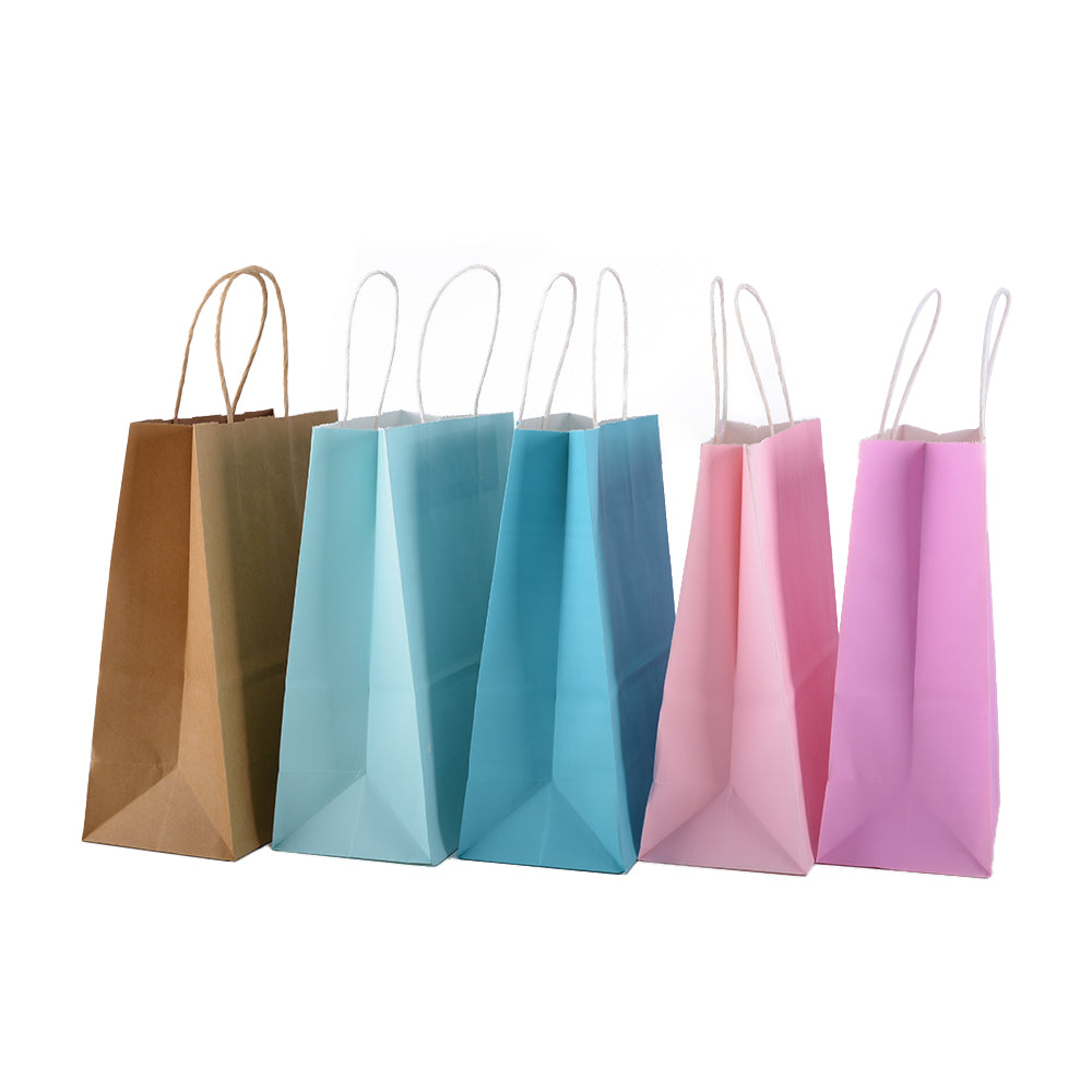 Colored Paper Shopping Bags