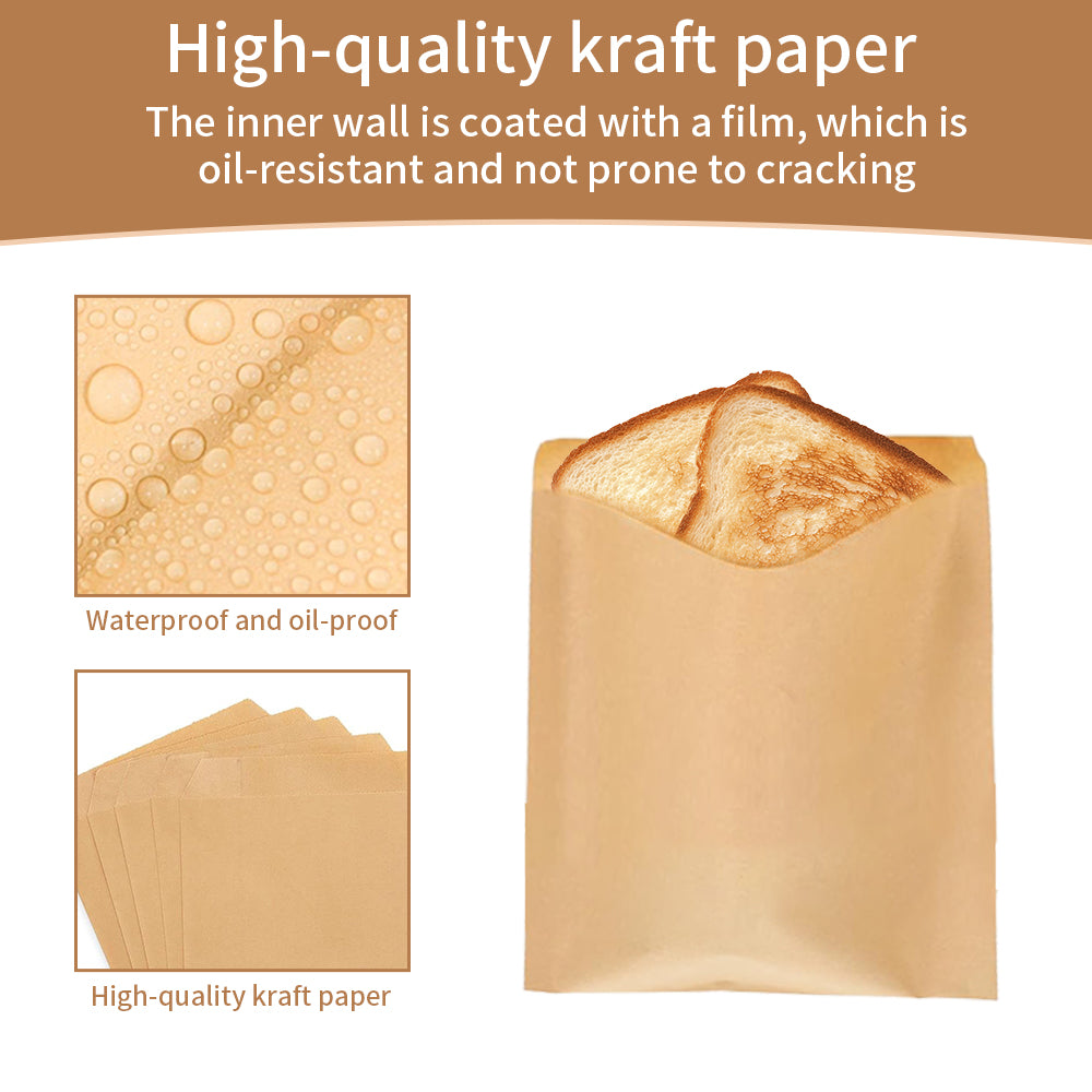 Greaseproof brown paper bags