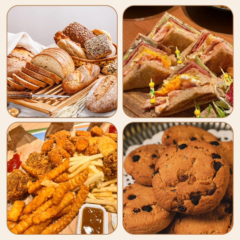Greaseproof brown paper bags