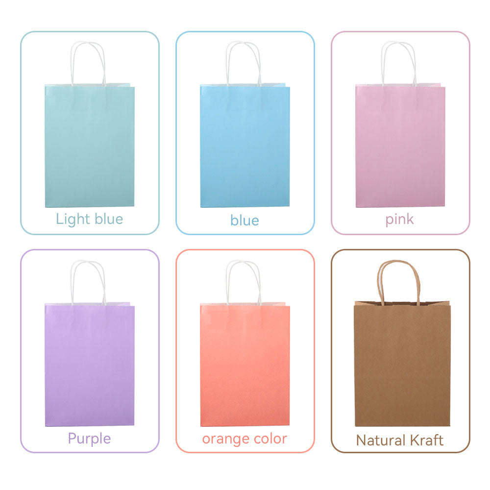 Colored Paper Shopping Bags
