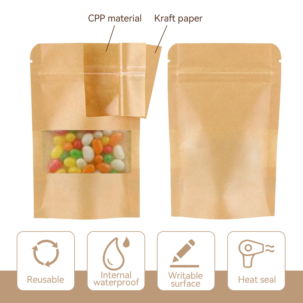 Window Kraft Bags