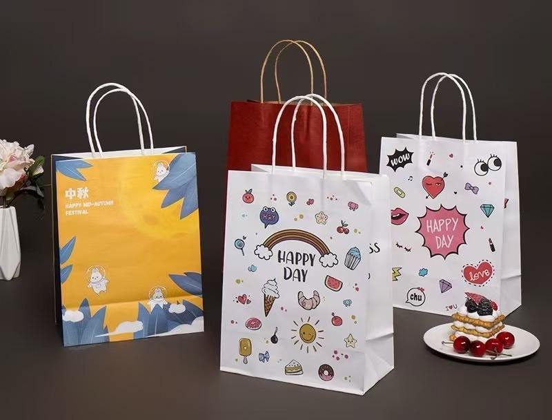 Printed Paper Shopping Bags