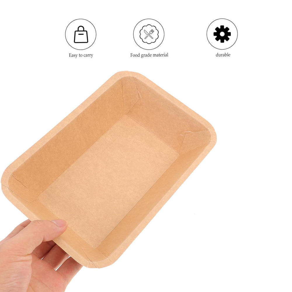 Kraft Paper Plates Tray