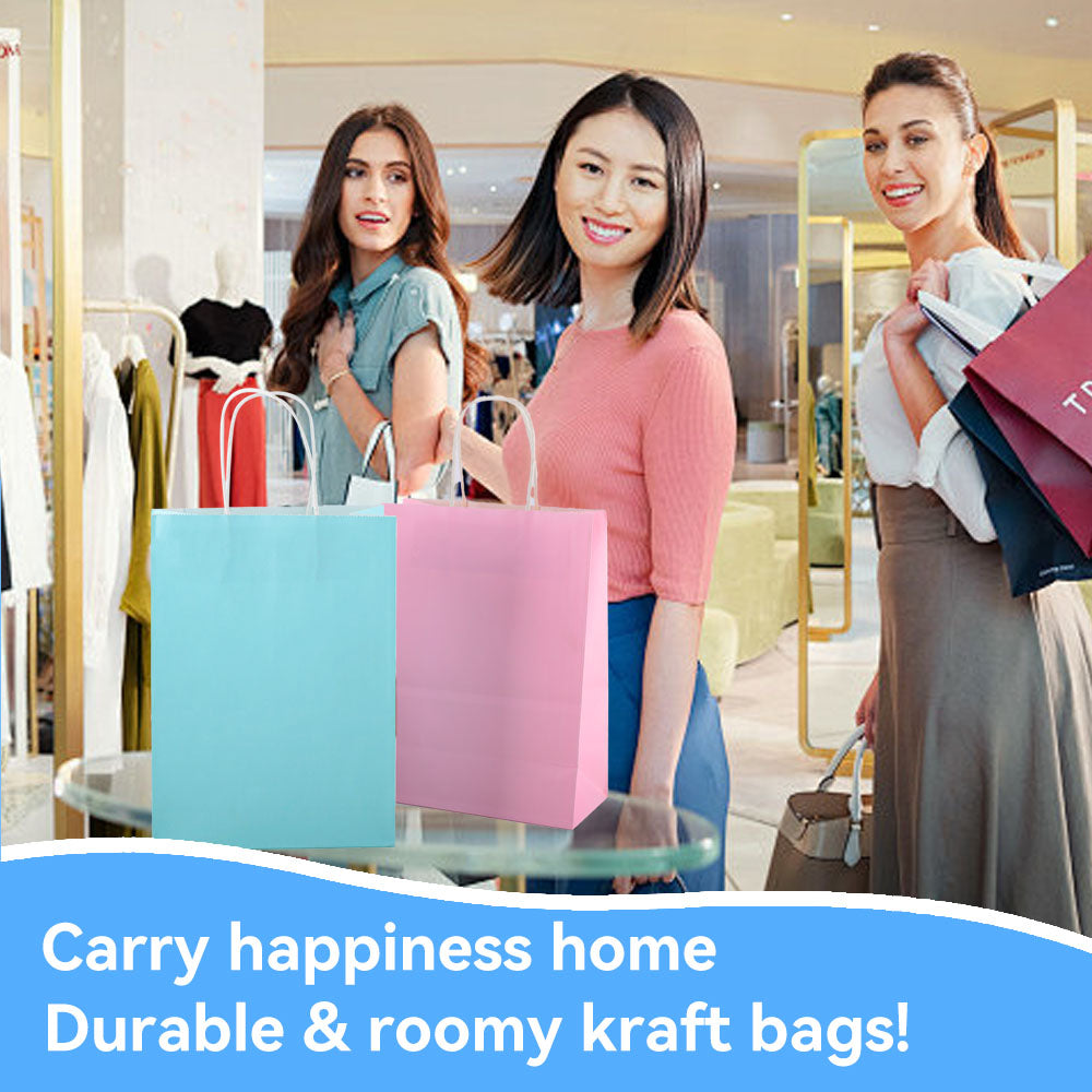 Colored Paper Shopping Bags