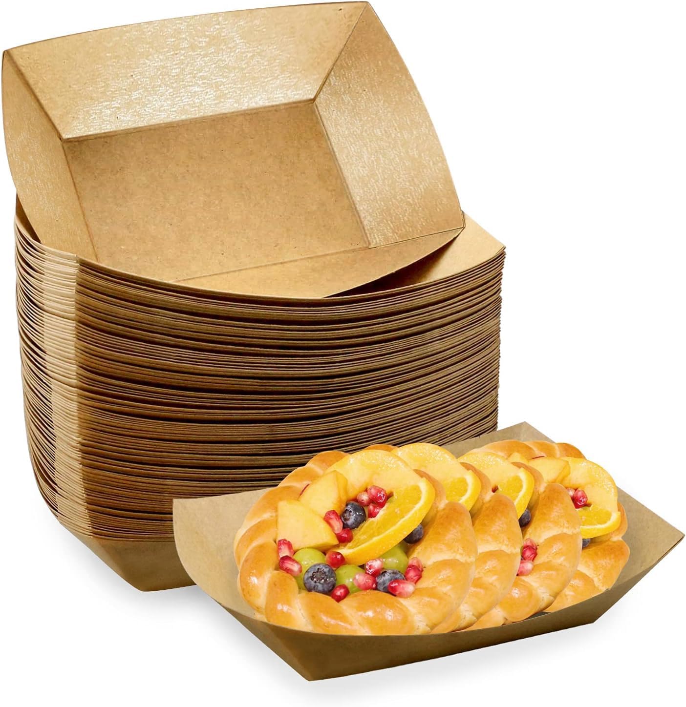 Kraft Paper Food Tray