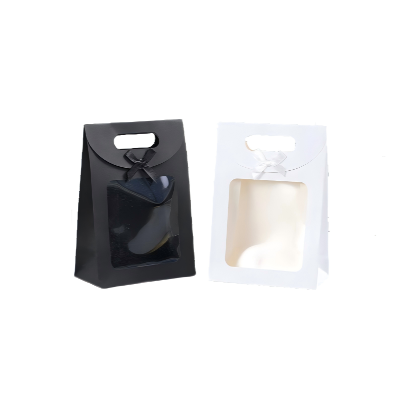 Black & White Handled Gift Bag