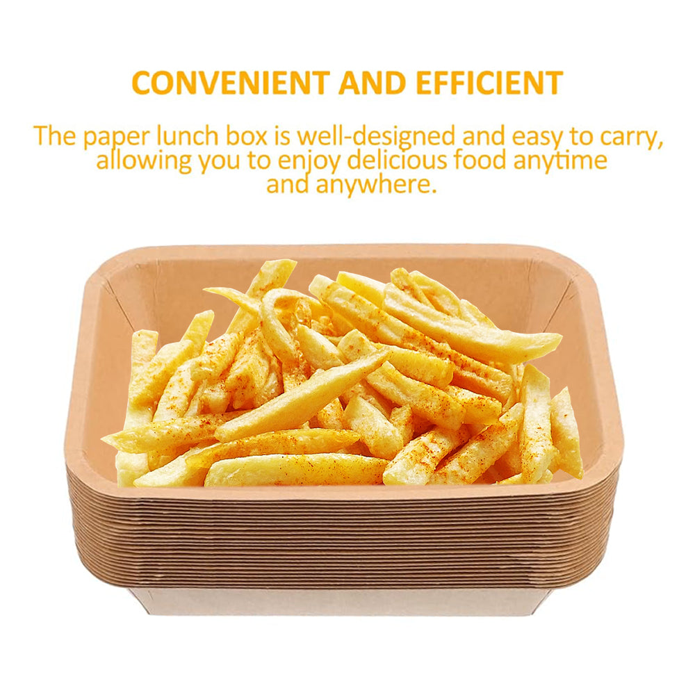 Kraft Paper Plates Tray