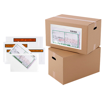 Adhesive Transparent Packing List Envelope