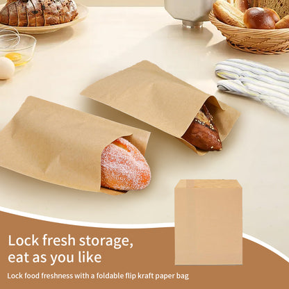 Greaseproof brown paper bags