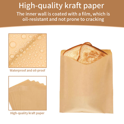 Greaseproof brown paper bags