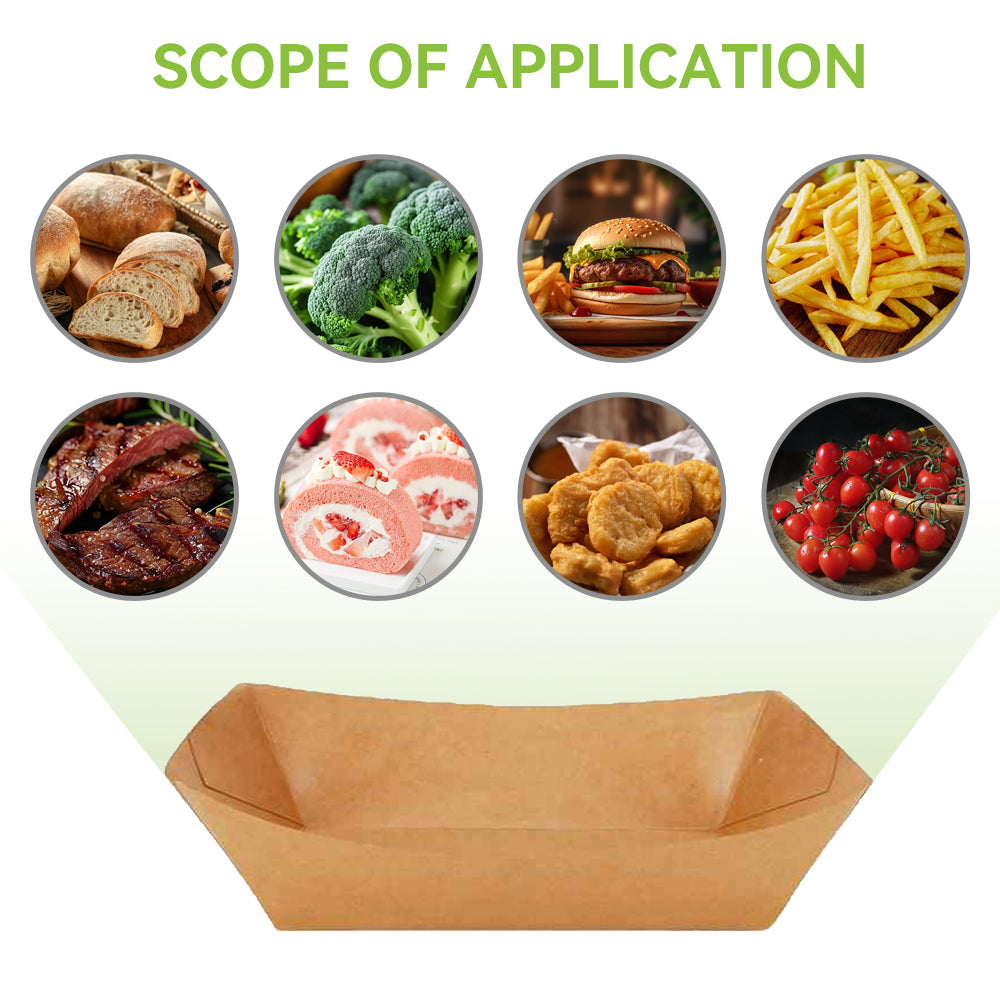 Kraft Paper Food Tray