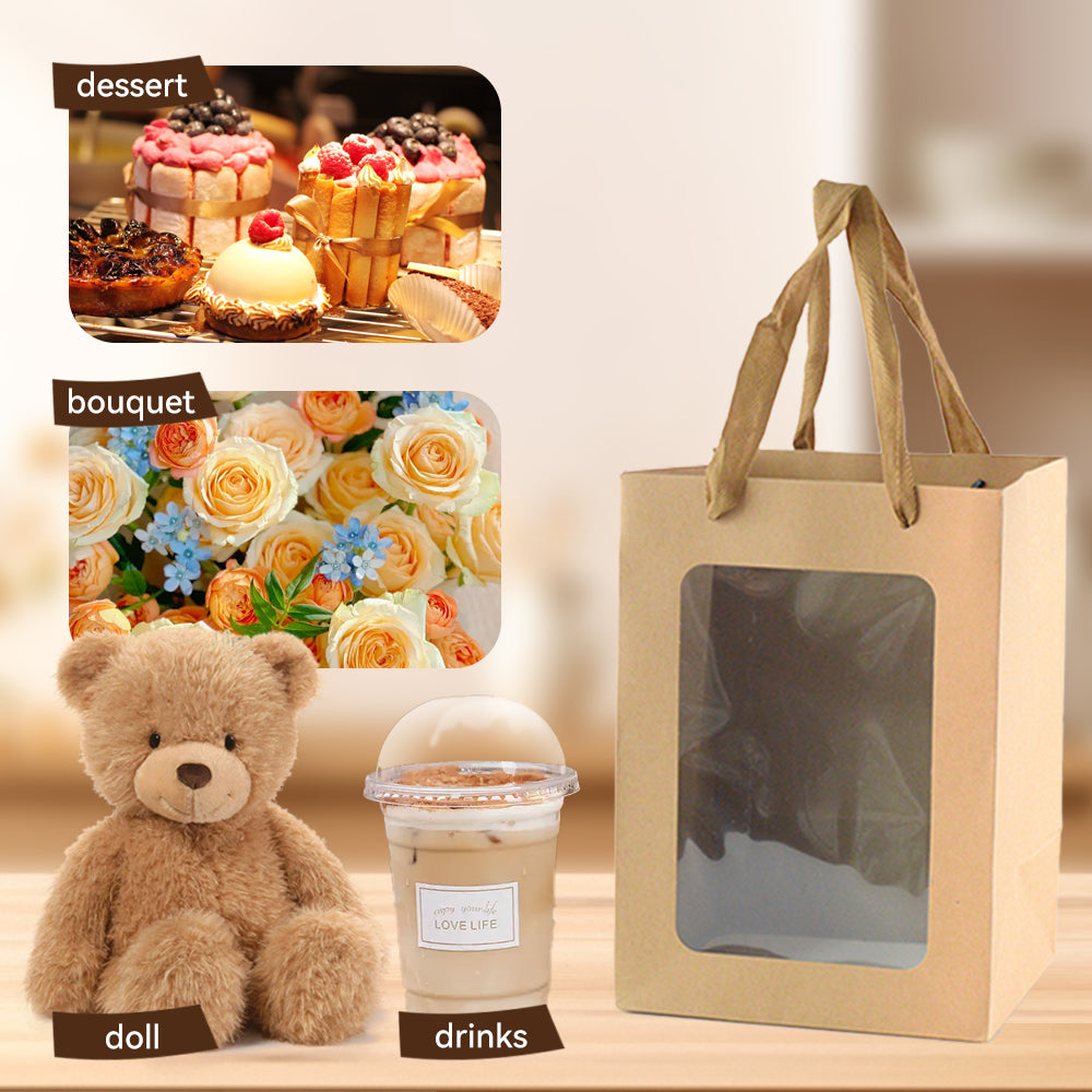 Gift Bag with Transparent Window