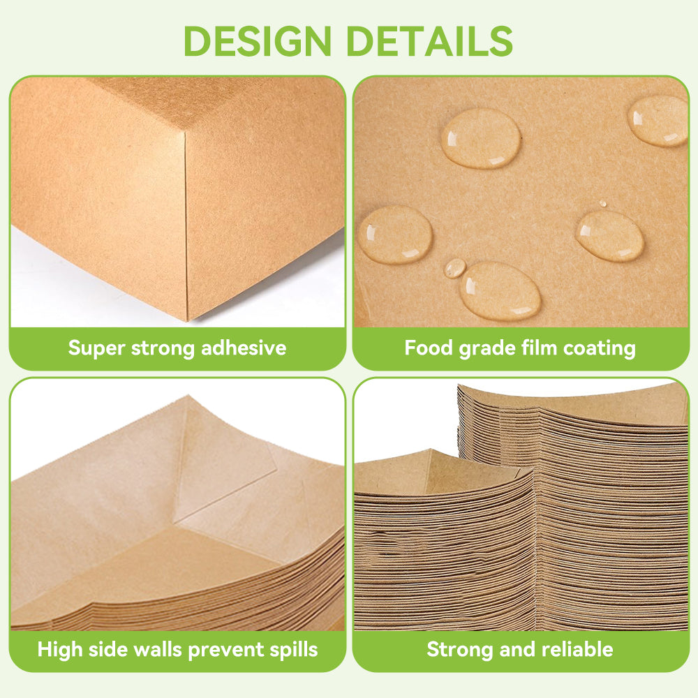 Kraft Paper Food Tray