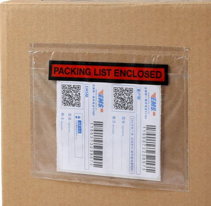 Red Packing Slip Envelope