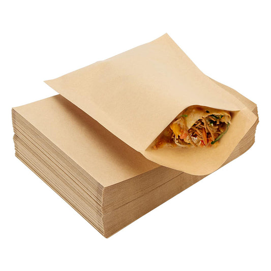 Greaseproof brown paper bags